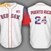 Red Sox Puerto Rican Celebration Jersey 2024 Giveaways