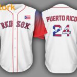 Red Sox Puerto Rican Celebration Jersey 2024 Giveaways