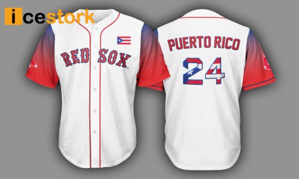 Red Sox Puerto Rican Celebration Jersey 2024 Giveaways