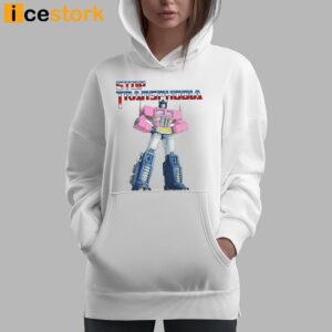 Robot Stop Transphobia T Shirt