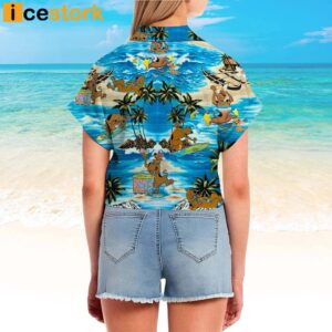 Scooby Doo Button Up Hawaiian Shirt