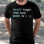 Select Finger From Hand Where Id 3 Shirt