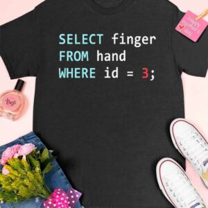 Select Finger From Hand Where Id 3 Shirt