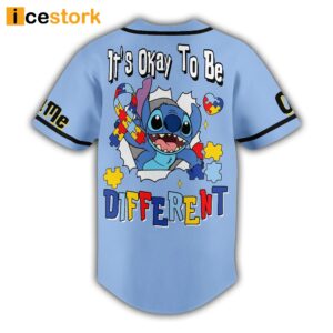 Stitch It's Okay To Be Different Baseball Jersey