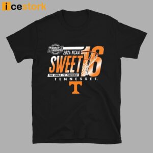Tennessee March Madness 2024 NCAA Sweet 16 The Road To Phoenix Tennessee Shirt