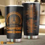 Tennessee SEC Regular Season Champions 2024 Tumbler