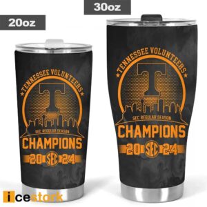 Tennessee SEC Regular Season Champions 2024 Tumbler