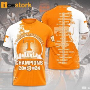 Tennessee Sec Regular Season Champions 2024 Shirt