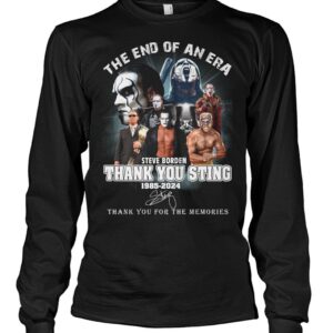 The End Of An Era Steve Borden Thank You Sting Shirt