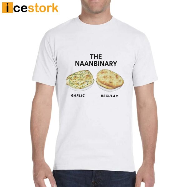 The Naanbinary Garlic And Regular Shirt