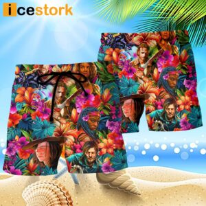 The Walking Dead Synthwave Tropical Summer Special Hawaiian Shirt