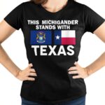 This Michigander Stands With Texas Classic T-Shirt