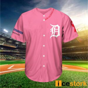 Tigers Pink Out The Park Jersey 2024 Giveaways