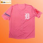 Tigers Pink Out The Park Jersey 2024 Giveaways