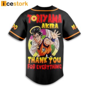 Toriyama Akira Thank You For Everything Baseball Jersey