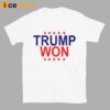 Travis Kelce Trump Won Shirt