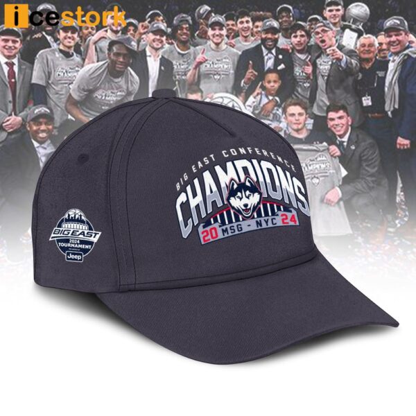 UConn Men’s Basketball Big East Champions Tournament 2024 Cap