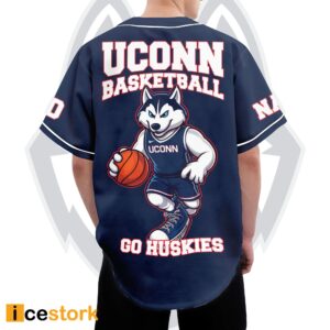 Uconn Basketball Go Huskies Baseball Jersey