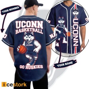 Uconn Basketball Go Huskies Baseball Jersey