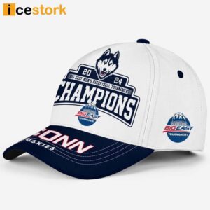 Uconn Big East Men's Basketball Tournament Champion 2024 Cap