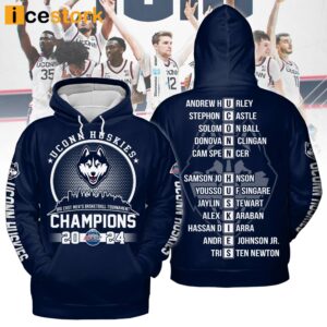 Uconn Big East Men's Basketball Tournament Champion 2024 Shirt