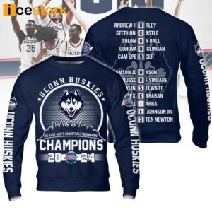 Uconn Big East Men's Basketball Tournament Champion 2024 Shirt