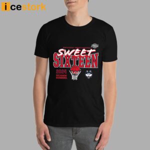 Uconn Huskies 2024 Ncaa Women's Basketball Tournament March Madness Sweet 16 Fast Break Shirt 3