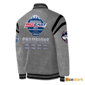 Uconn Men's Basketball Big East Tournament Champs Baseball Jacket