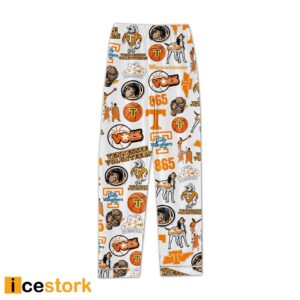 Vols Tennessee Button Pajamas Set