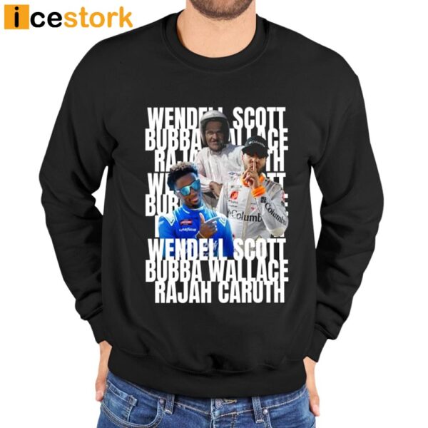 Wendell Scott Bubba Wallace Rajah Caruth Shirt