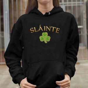 Women's Slainte St. Patrick's Day Print Hoodie