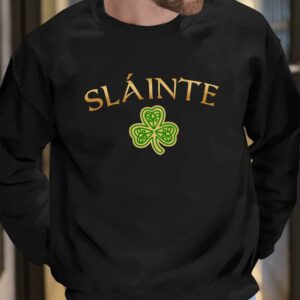 Women's Slainte St. Patrick's Day Print Hoodie