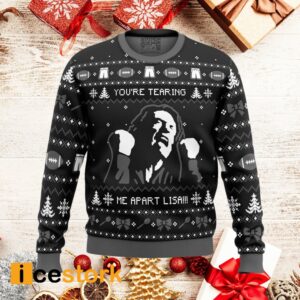 You're Tearing Me Apart Lisa The Room Ugly Christmas Sweater