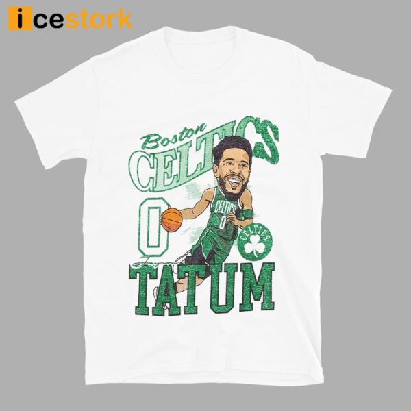 Celtics Jayson Tatum Caricature Shirt