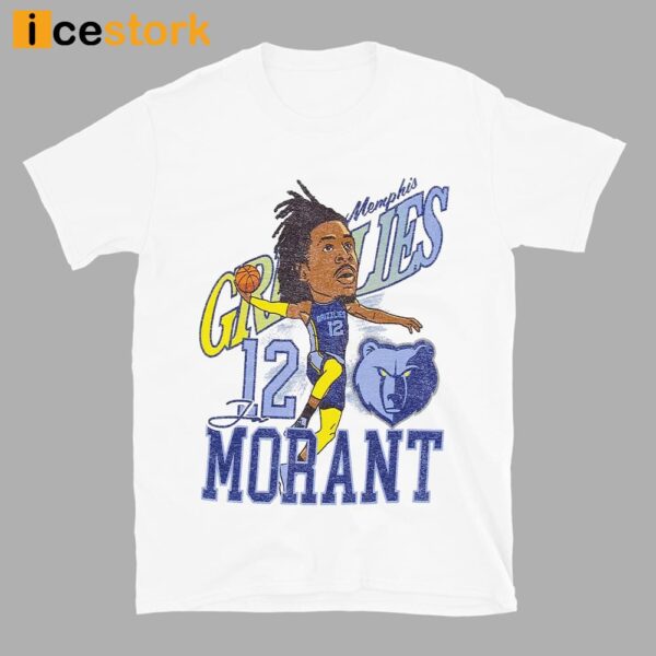 Grizzlies Ja Morant Caricature Shirt