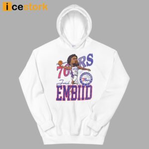 76ers Joel Embiid Caricature Shirt