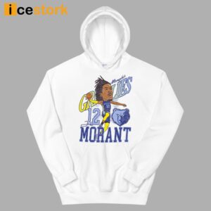 Grizzlies Ja Morant Caricature Shirt