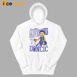 Mavericks Luka Doncic Caricature Shirt