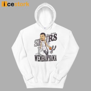 Spurs Victor Wembanyama Caricature Shirt