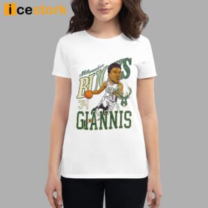 Bucks Giannis Antetokounmpo Caricature Shirt