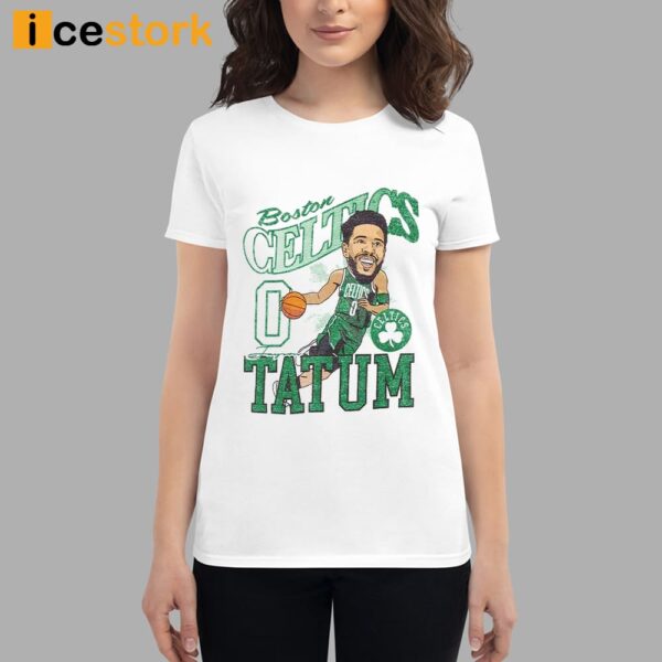 Celtics Jayson Tatum Caricature Shirt