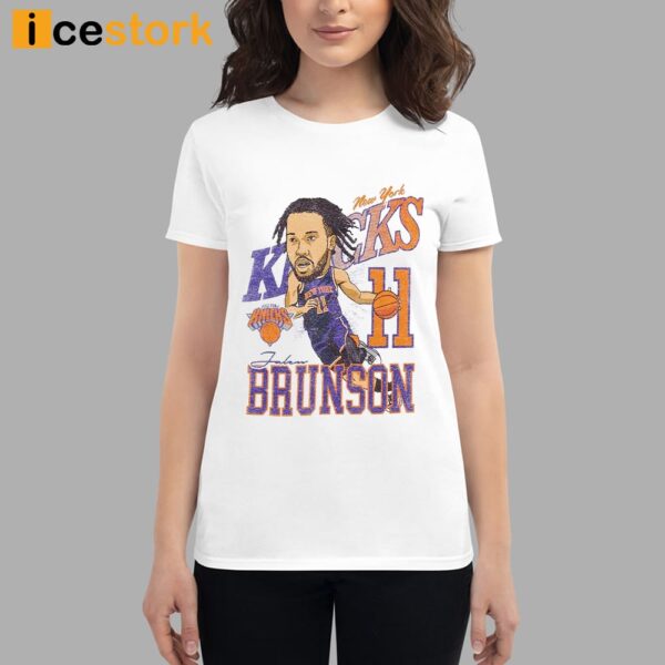 Knicks Jalen Brunson Caricature Shirt