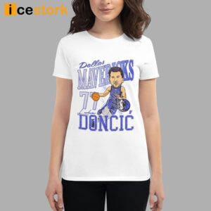 Mavericks Luka Doncic Caricature Shirt