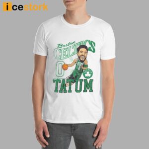 Celtics Jayson Tatum Caricature Shirt