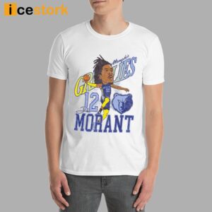 Grizzlies Ja Morant Caricature Shirt