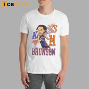 Knicks Jalen Brunson Caricature Shirt