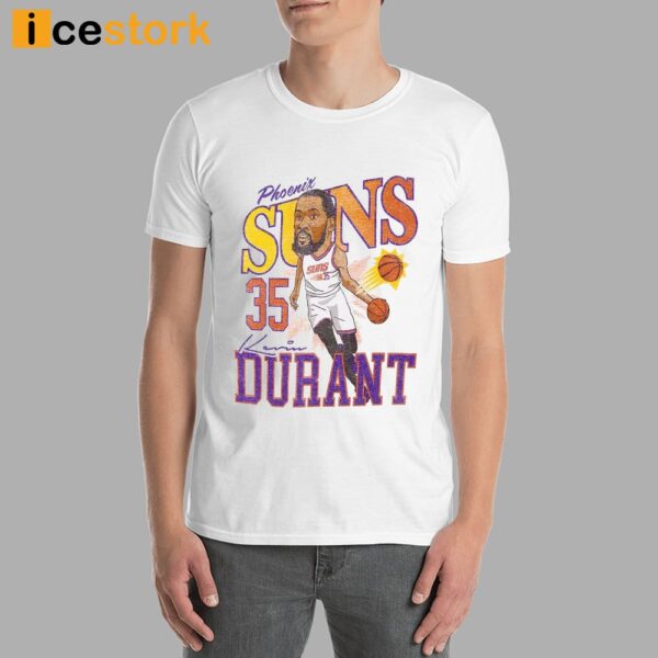 Phoenix Suns Kevin Durant Caricature Shirt