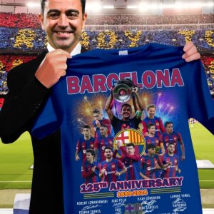 Barcelona 125th Anniversary 1899 2024 Thank You For The Memories Shirt