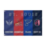 Battlehawks Cardinals Blues City SC Flag