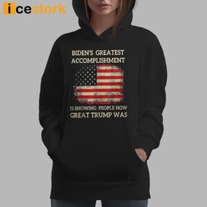 Biden's Greatest is Showing People How Great Trump Was Shirt